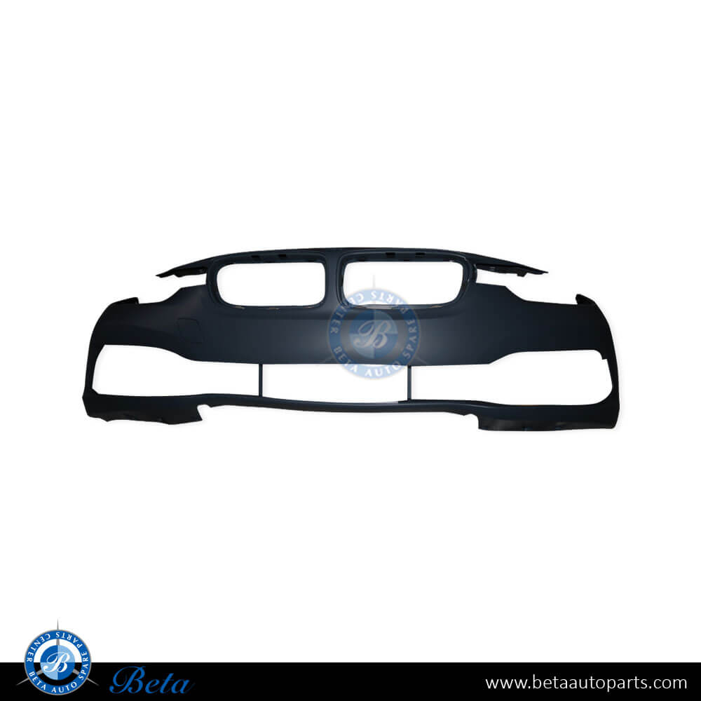 Front Bumper without PDC without Washer Luxury Line for BMW 3 Series F30 LCI 2016-2018 models, Part Number 51117427120 Front Bumper without PDC without Washer Luxury Line for BMW 3 Series F30 LCI 2016-2018 models, Part Number 51117427120
